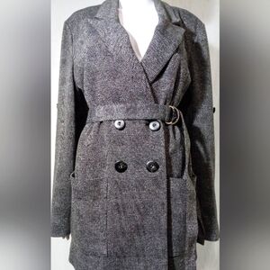 Cabi Double Breasted Knit Blazer